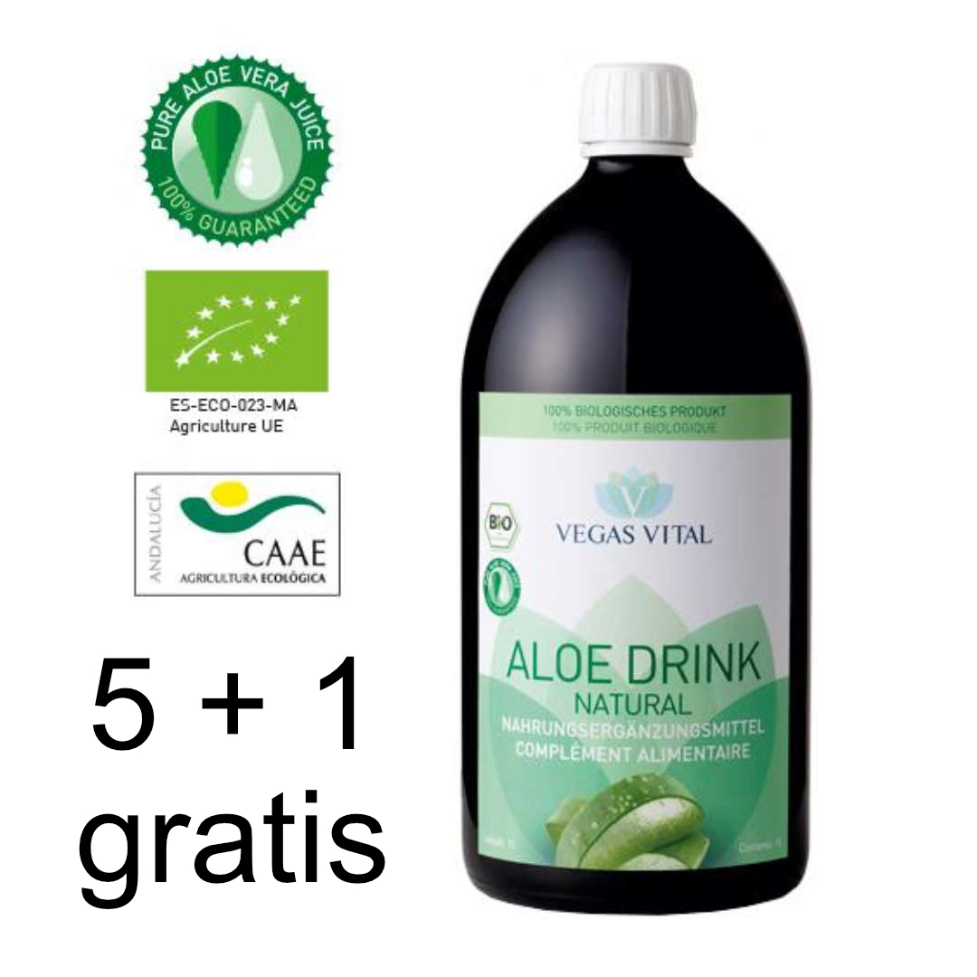 Aloe Drink Natural 6er Sparpack
