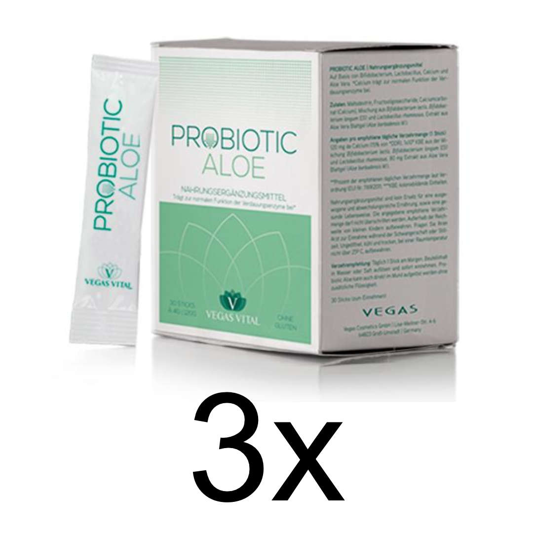 Vegas Cosmetics  - Probiotic Aloe 3er Pack